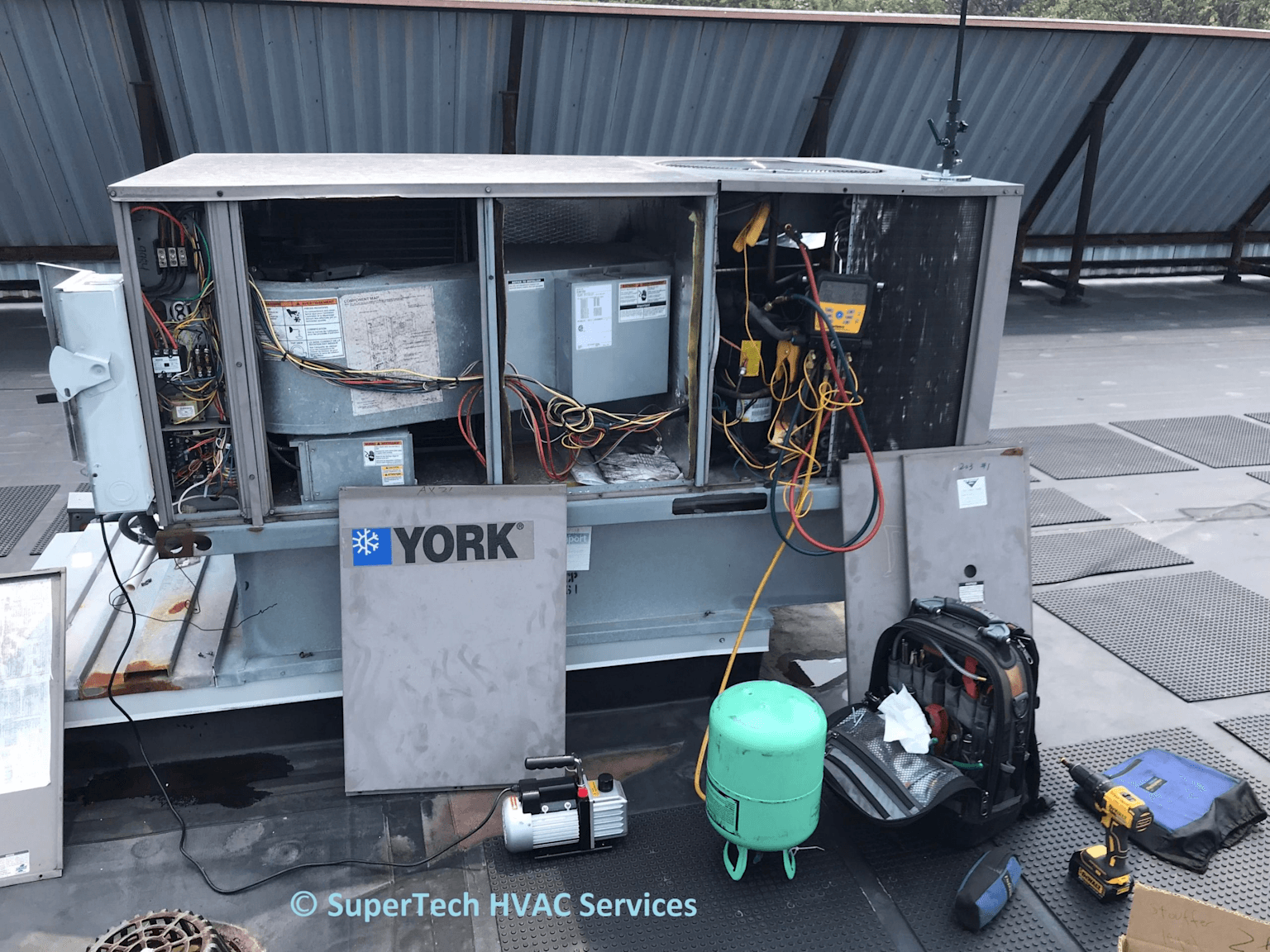 Commercial HVAC Setup